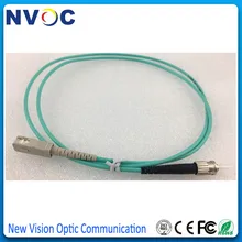 10 шт./лот, SC-ST 1 м OM3 10G дуплексный мм 50/125 3,0 мм волоконный патч-корд кабели, SC/UPC-ST/UPC Волоконно-оптический перемычка