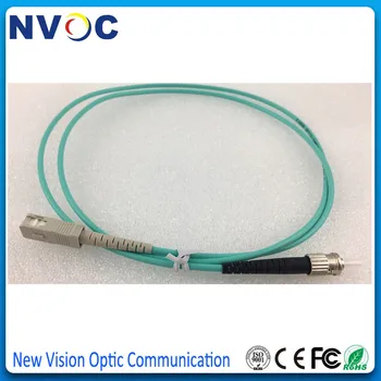 

10pcs/lot,SC-ST 1M OM3 10G Duplex MM 50/125 3.0mm Fiber Patch cord Cables,SC/UPC-ST/UPC Fiber Optic Jumper