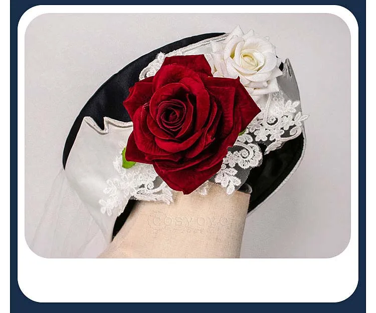 Косплей Любовь SINoALICE Алиса Косплей Костюм Dead Alice Shirayukihime Белоснежка готические монахи Косплей Костюм на заказ