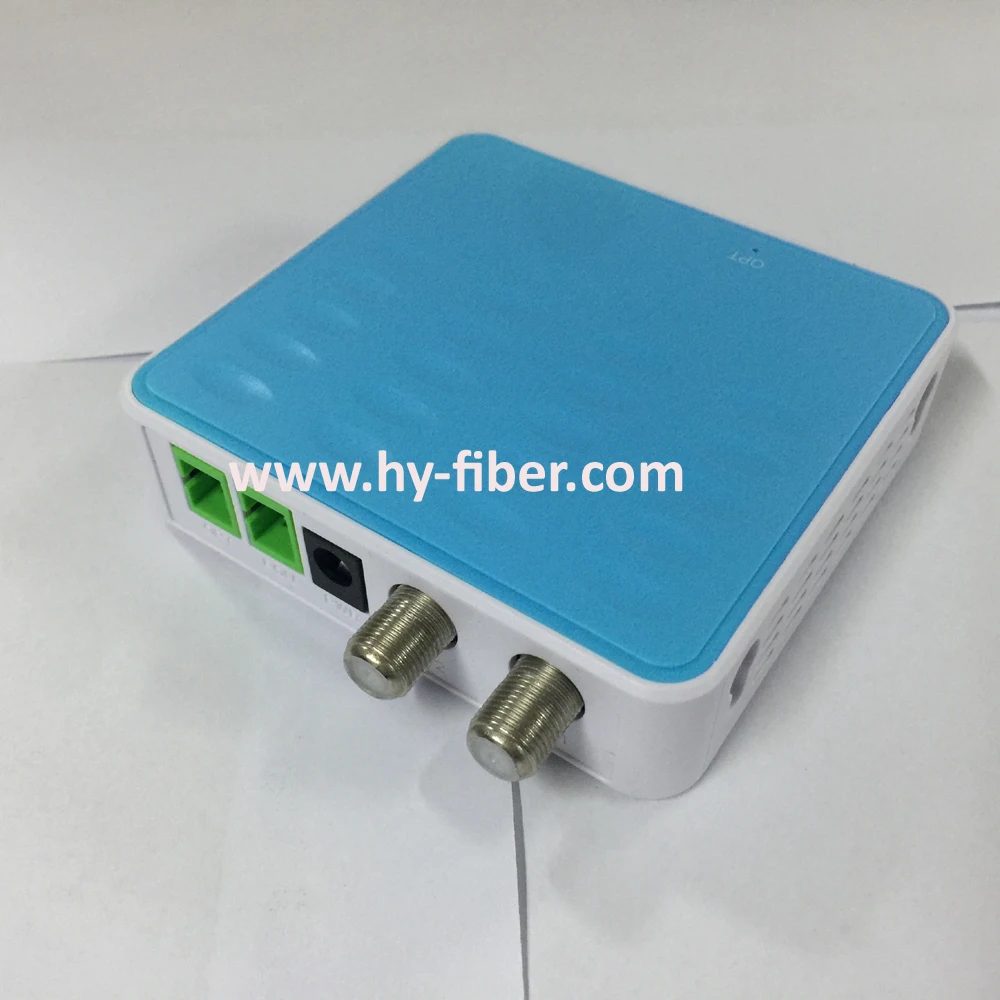 

CATV Optical Node Mini FTTH Receiver CATV Fiber Optical WDM Converter With Two RF Port