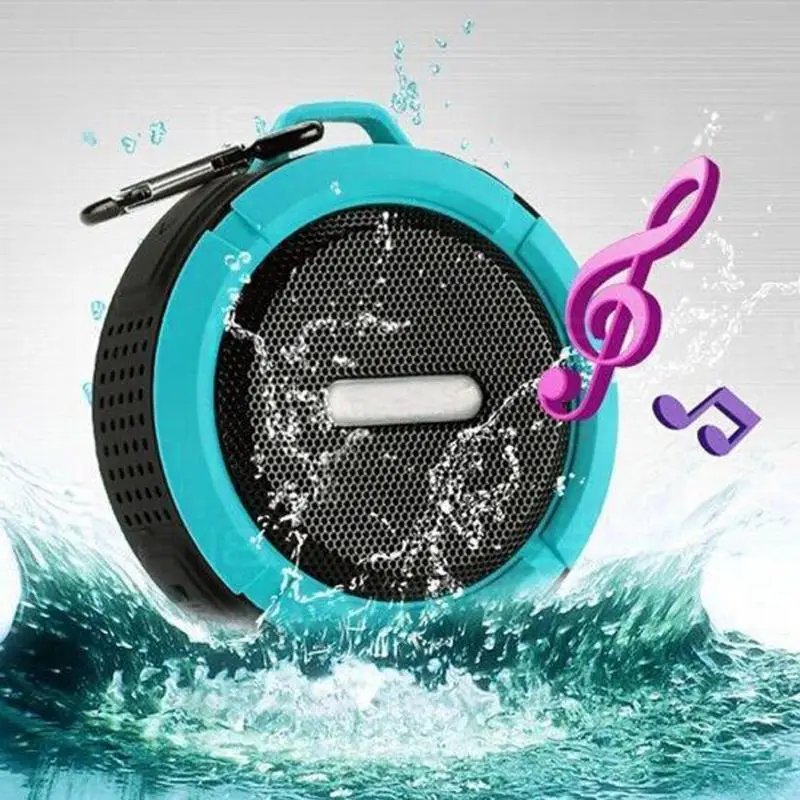

C6 Portable Wireless Bluetooth Speaker With Calls Handsfree and Suction Cup Waterproof Bluetooth Shower Speaker MP3 Music Player