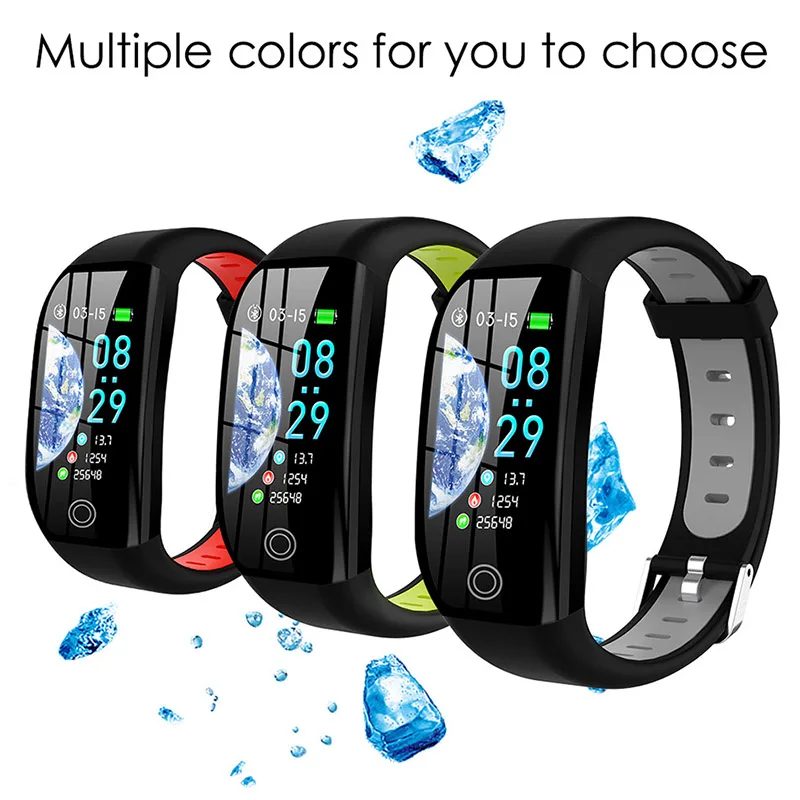 F21 Smart Bracelet GPS Fitness Tracker IP68 Waterproof Sport Sleep Blood Pressure Watch Heart Rate Monitor Smart Band Wristband