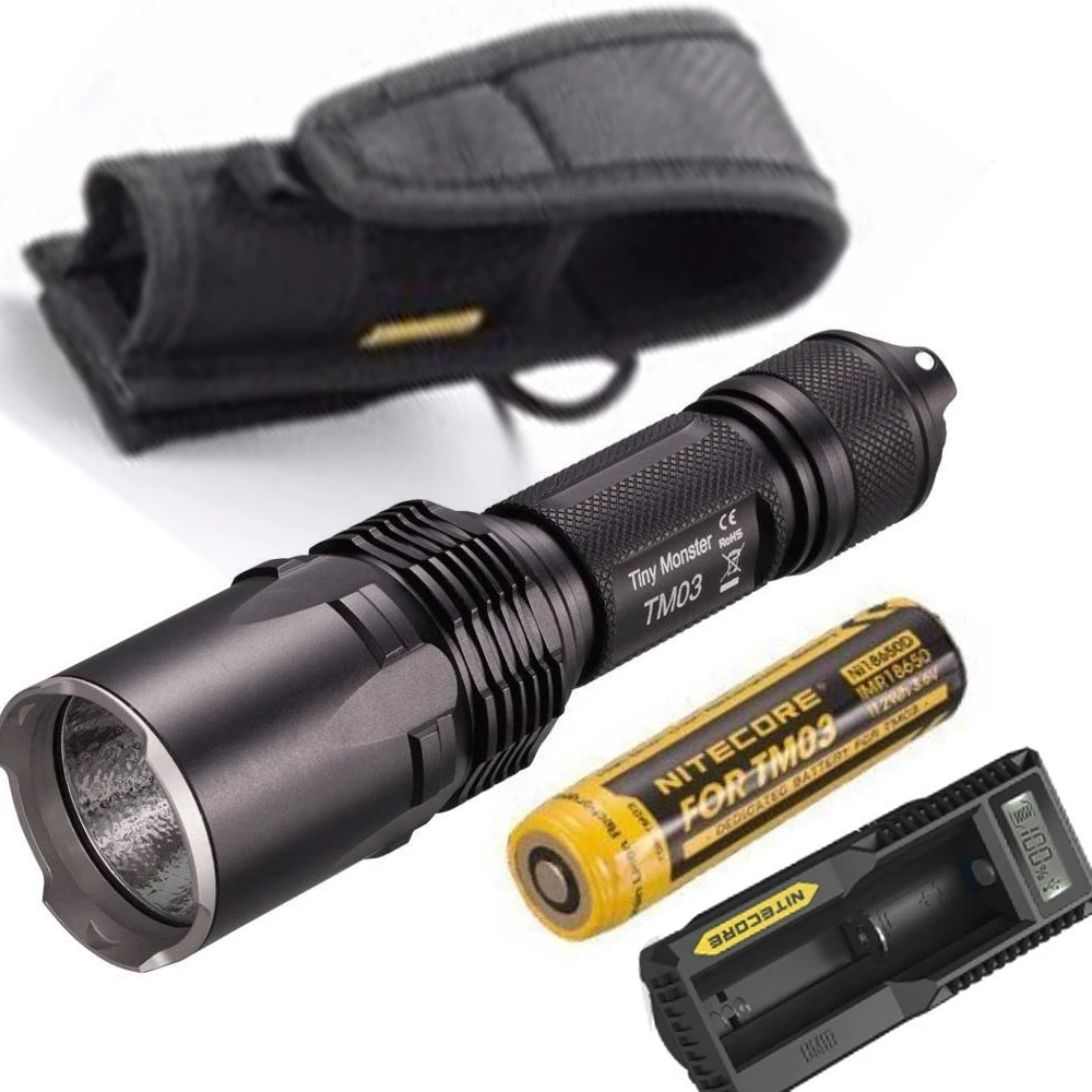 Tiny Monster Series Nitecore TM03 TM03 CRI TCREE XHP70 LED Tactical