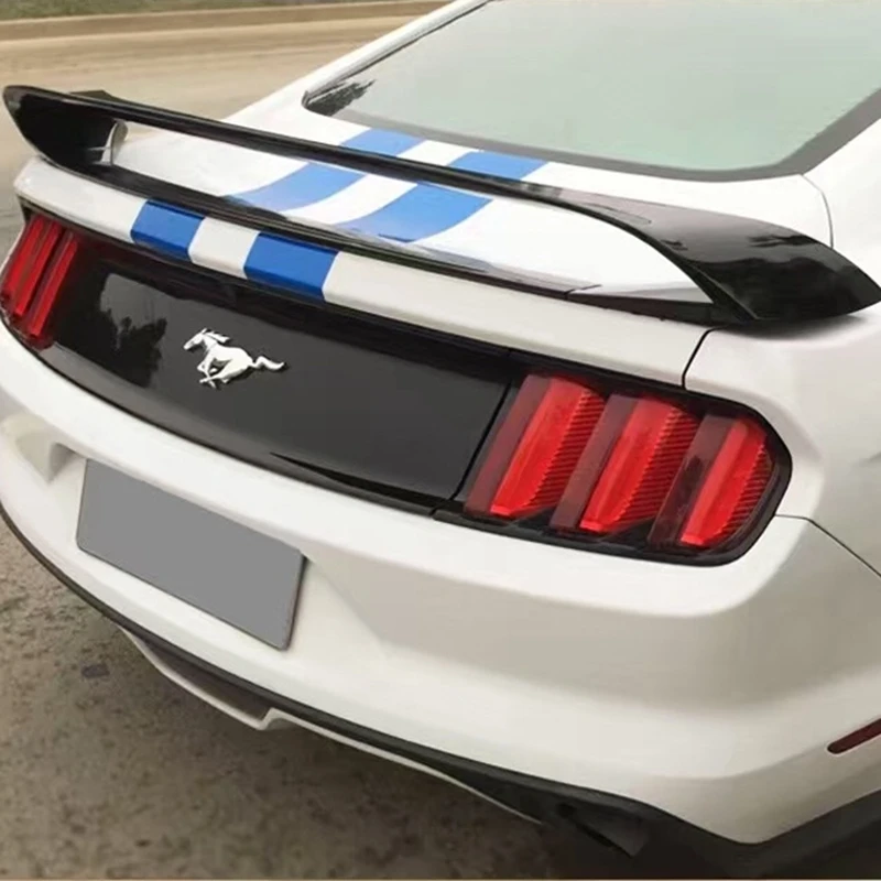 Для Ford Mustang ABS Материал спойлер заднего багажника, крыла GT350 R Стиль авто гоночный автомобиль стайлинг хвост губы крыло