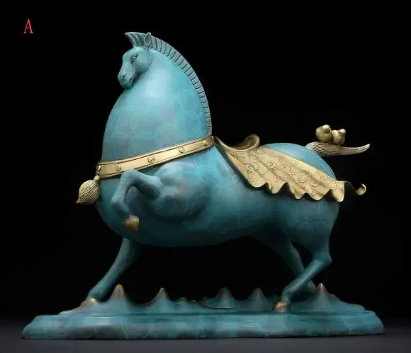 Us 341 46 55 Off Chinese Tang Dynasty Copper Painted Painting Lucky Horse Horses Bird Statue In Statues Sculptures From Home Garden On Us 341 46 55 Off Chinese Tang Dynasty Copper Painted Painting Lucky Horse Horses Bird Statue In Statues Sculptures From Home Garden On