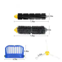 Комплект сменных кистей для iRobot Roomba 600 серии 620 630 650 для замены роботизированного пылесоса