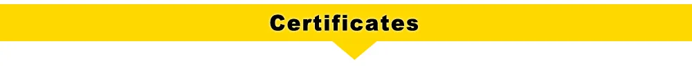 Certificates