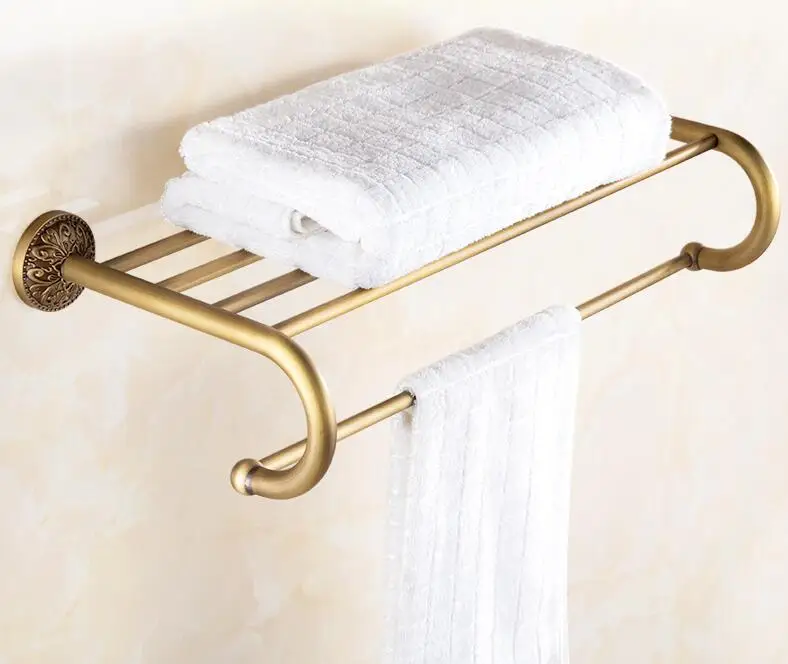 fashion wall mount gold and lacquered white Bathroom Accessories hotel