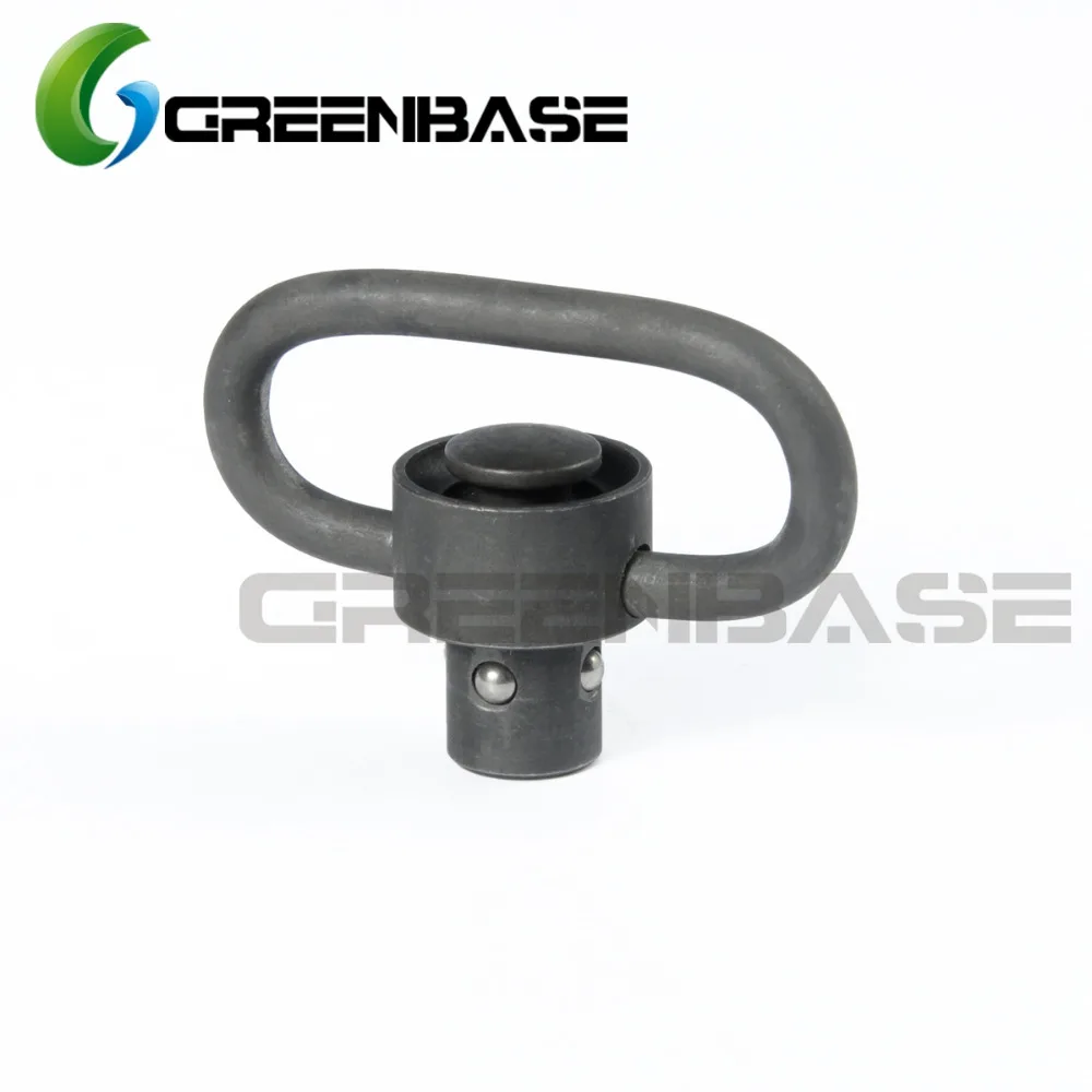 

Greenbase 1.25" Width Push Button Quick Detach Sling Swivel QD Military Hunting Attachment Fit 1 1/4" Webbing