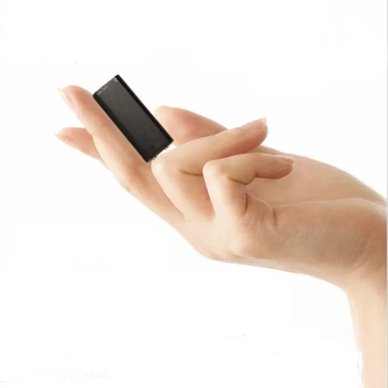 

mini dictaphone recording small professional digital voice recorder 8GB MP3 audio sound recorders device black color