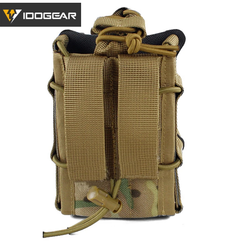 IDO gear MOLLE модульный двойной подсумок Тактический Подсумок 5,56 мм страйкбол передач Tacitcal Molle Pouch 3539