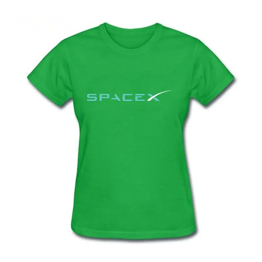 Футболка SpaceX Space X с логотипом женские популярные классные футболки бойфренда