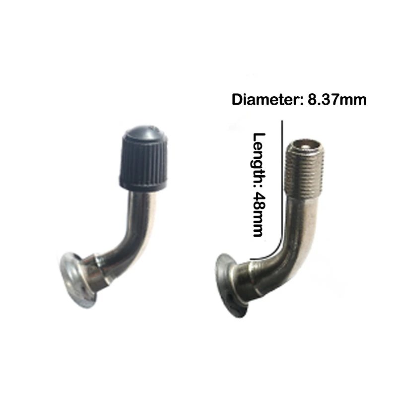 Внутренняя трубка 18x1,75 с изогнутым угловым клапаном, подходит для многих газовых электрических скутеров и электронных велосипедов 18x1,75