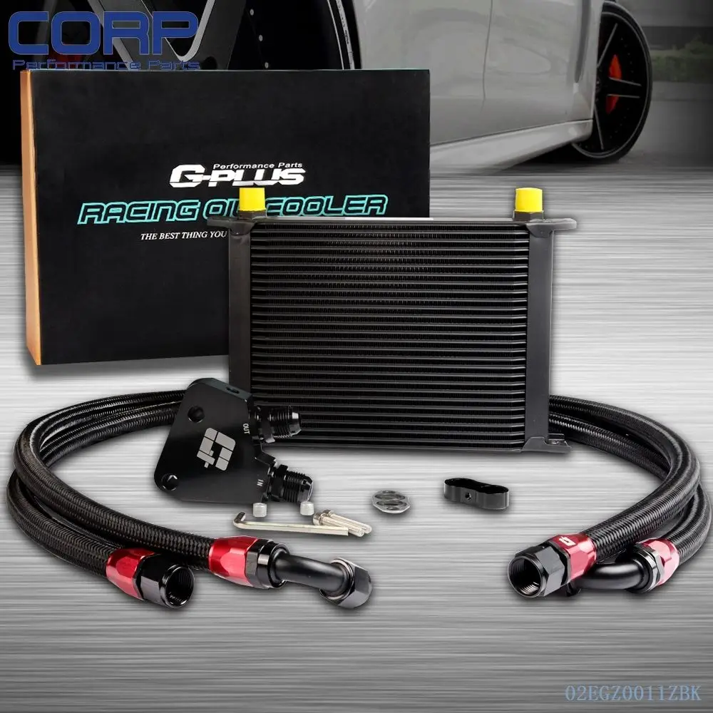 28 Row Engine Oil Cooler Kit + Sandwich Plate For BILLET LS1 LS2 LS3 LSX VE HSVengine kitkit