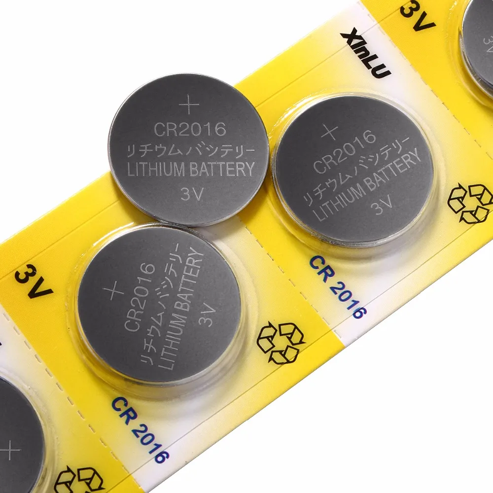 10PCS/lot CR2016 Button cell Battery LM2016 BR2016 DL2016 KCR2016 CR