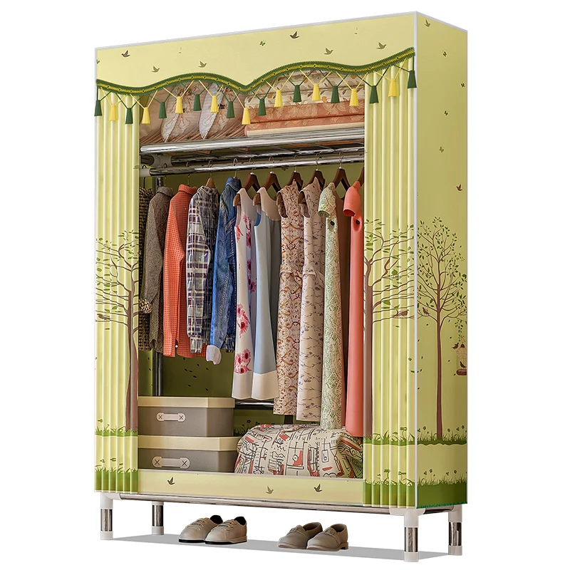 Simple non-woven storage wardrobe locker, moisture-proof and dustproof home furniture clothing storage cloth wardrobe Simple non-woven storage wardrobe locker, moisture-proof and dustproof home furniture clothing storage cloth wardrobe