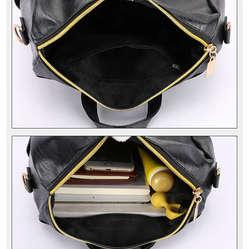 Женский рюкзак из искусственной кожи, винтажный школьный рюкзак для студентов и студентов, Mochila, повседневный женский рюкзак для путешествий
