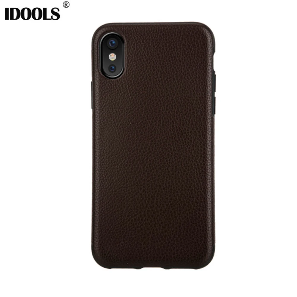 

IDOOLS Back Cover Case For Apple iphone X Soft TPU Slim Coque 5.8 inch Quality Picks Dirt Resistant Phone Bag Cases For iphone X