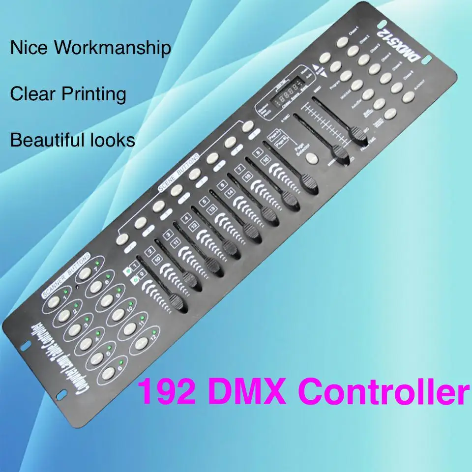 

10pcs/lot, DMX Controller 192 Channels mini DMX512 console stage light professional dj controller