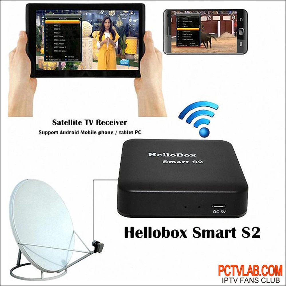 

bluetooth satellite finder +HD satellite receiver hellobox smart s2