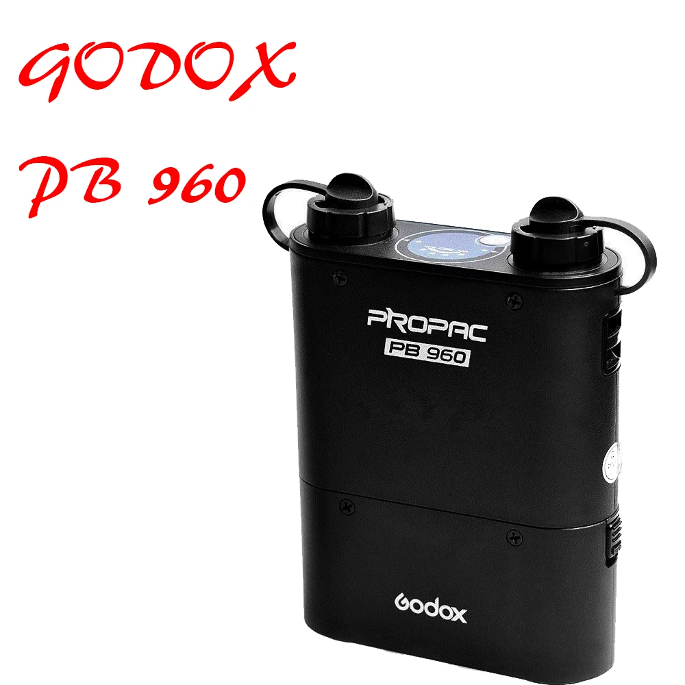 Godox PROPAC PB960 двойной выход Speedlite power battery Pack 4500mAh для Canon Nikon Flash Black