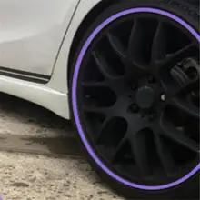 Car Wheel Hub Tire Sticker Decorative Styling Strip Wheel Rim Tire Protection Care Covers Auto Accessories Parts 8M car-styling