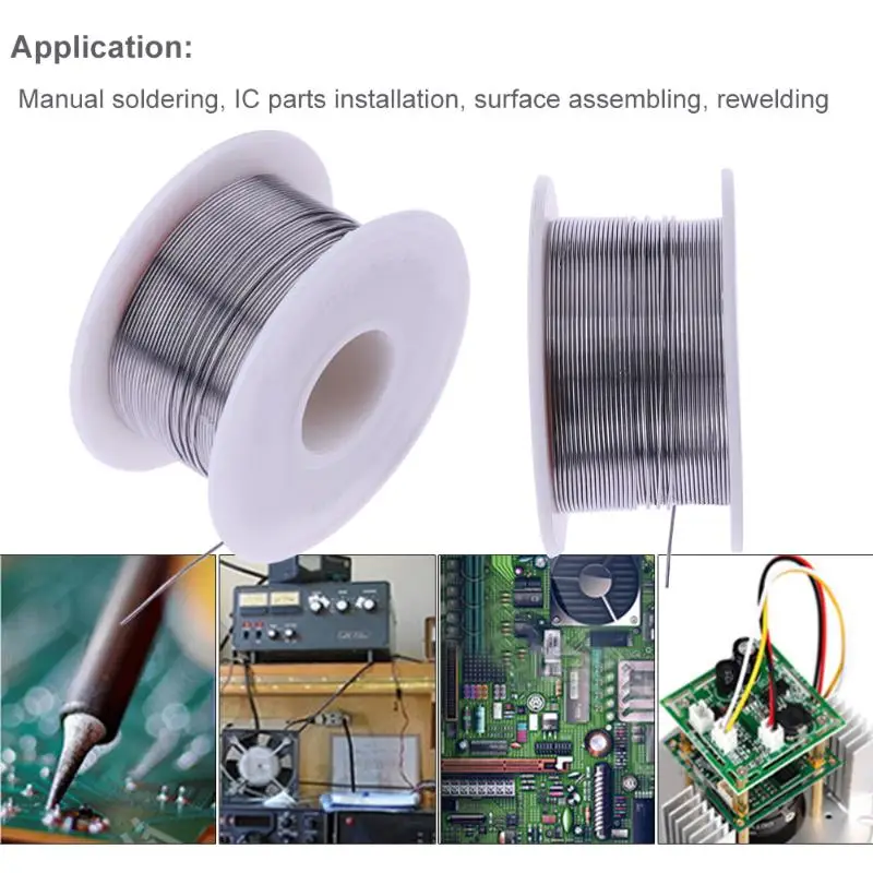 1 шт. точный 0,3/0,4/0,5/0,6 мм олова канифольное ядро припойная проволока SMD сварки инструмент для ремонта Вес 50 г