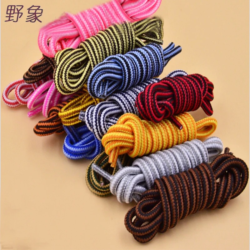 

2018 new design slip outdoor sports hiking round rope shoe laces casual sneakers shoelaces skate boot shoe laces strings 120 cm