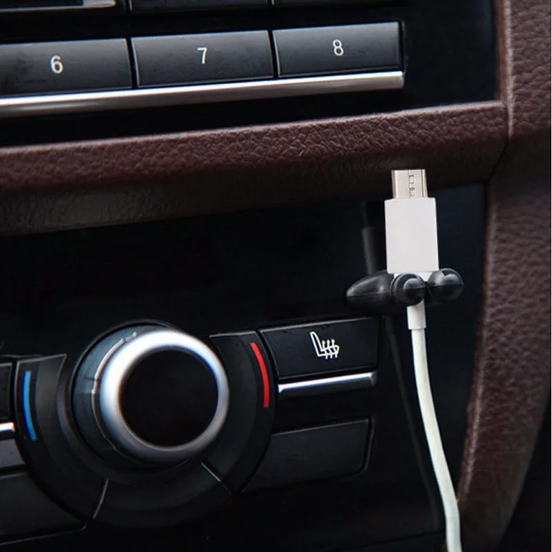 8x Car Charger Line USB Cable Clip Accessories Sticker For SEAT Leon 1 2 3 MK3 FR Cordoba Ibiza Arosa Alhambra Altea Exeo Toledo |