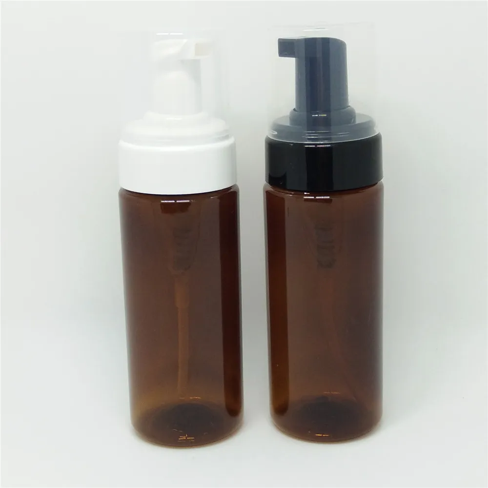 150ml Empty Facial cleanser Bottles Hand Soap amber bottle plastic foam bottle blue clear with