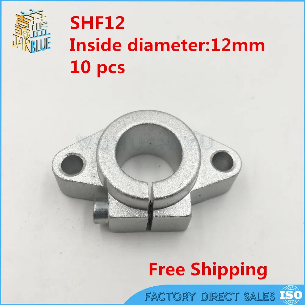 10 pcs SHF12 12mm الخطي تحمل السكك الحديدية رمح دعم XYZ الجدول CNC راوتر