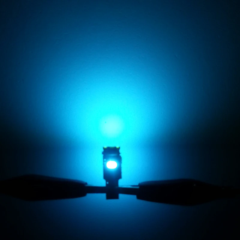 WLJH 10x T5 Led 7 цветов автомобильный светильник 85 74 37 73 286 клиновидный приборный прибор приборной панели, приборный светильник, лампочка для 1997 1998-2001 Honda CRV - Испускаемый цвет: Кристально-синий