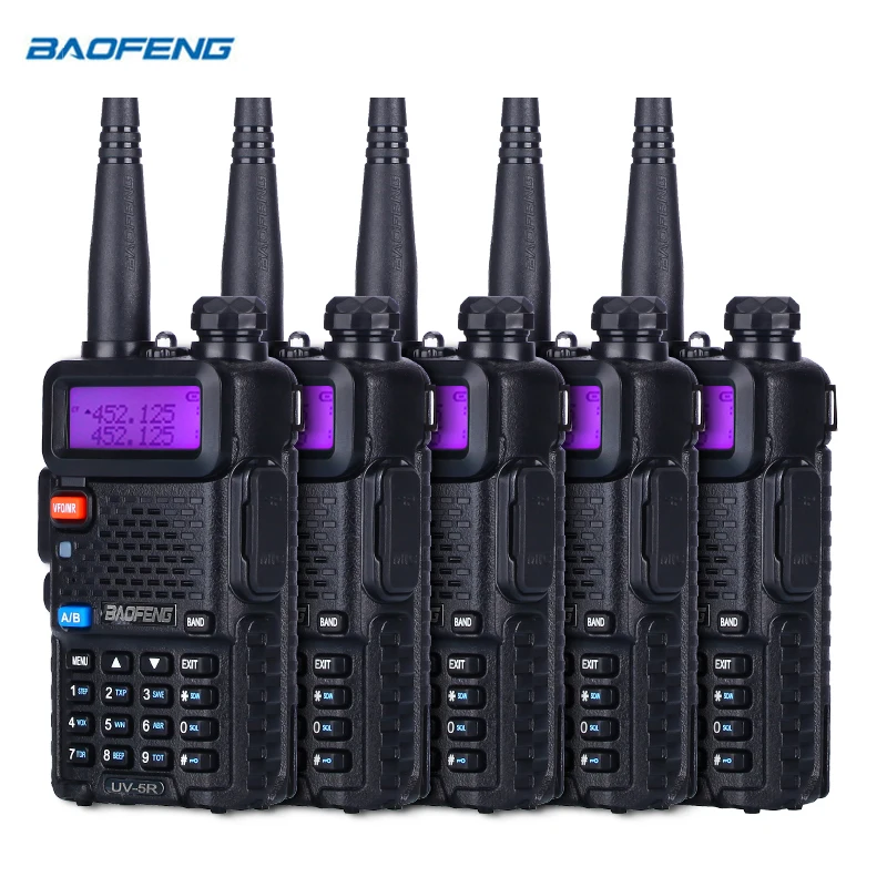 BaoFeng UV-5R рация двухсторонняя радио обновленная версия baofeng uv5r 128CH 5 Вт VHF UHF 136-174 МГц и 400-520 МГц