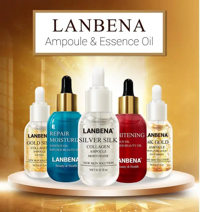 

LANBENA Ampoule Skin Serum Essential Oil Hyaluronic Acid Face Cream Whitening Firming Moisturizing Nourishing Collagen Skin Care