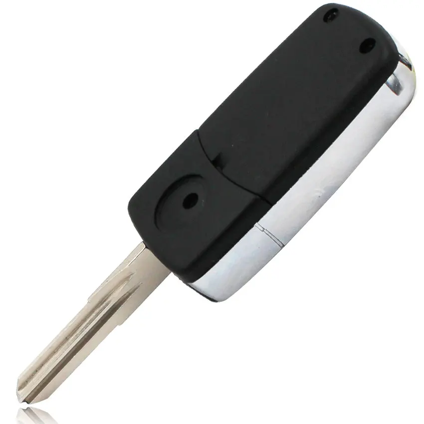 Модифицированная Складная откидная оболочка ключа дистанционного управления чехол Fob 1 Кнопка корпус для ключей от автомобиля чехол для Fiat Punto Bravo Doblo