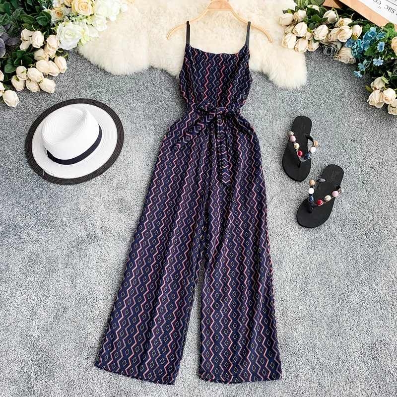 TAOVK الصيف عطلة الشاطئ حللا هندسية نمط طباعة أكمام مربوط داخلية V الرقبة حبال Playsuits للنساء TAOVK الصيف عطلة الشاطئ حللا هندسية نمط طباعة أكمام مربوط داخلية V الرقبة حبال Playsuits للنساء