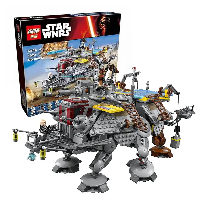 font b LEPIN b font 05032 Star Wars Rex s AT TE Model building kits