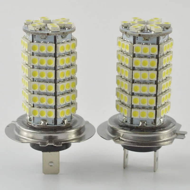 Safego 2x H1 H3 H4 H7 H11 9005 9006 Противотуманные огни 120 светодиодный 3528SMD 12V с точкой опоры "Xenon" Белый для авто противотуманные фары дальнего света головной светильник лампа