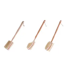 Натуральный деревянный для душа тела щетка-массажер для ванной мягкие щетинки зубной щетки мочалка-губка щетка для мытья