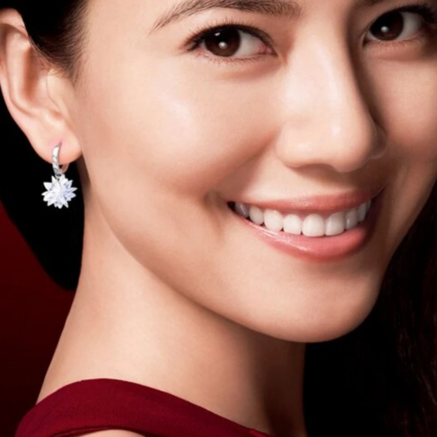 Женские серьги из серебра 925 пробы с камнями|crystal earrings|fashion crystal earringsearrings fashion |