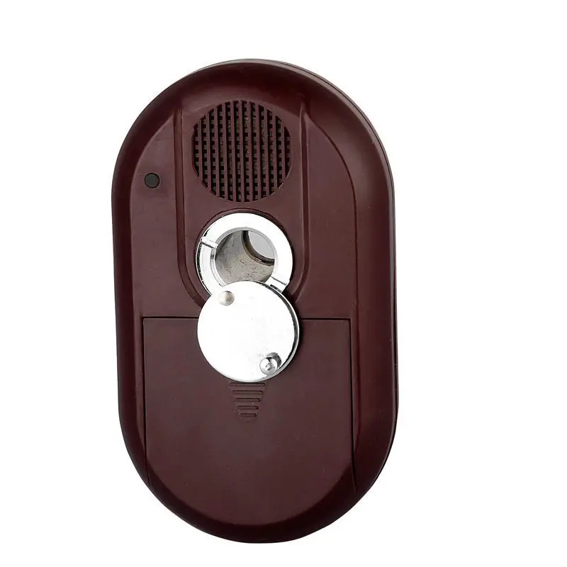 2 в 1 металлический дверной глазок безопасности с дверным звонком 180 градусов широкий угол дверной глазок мебельная фурнитура