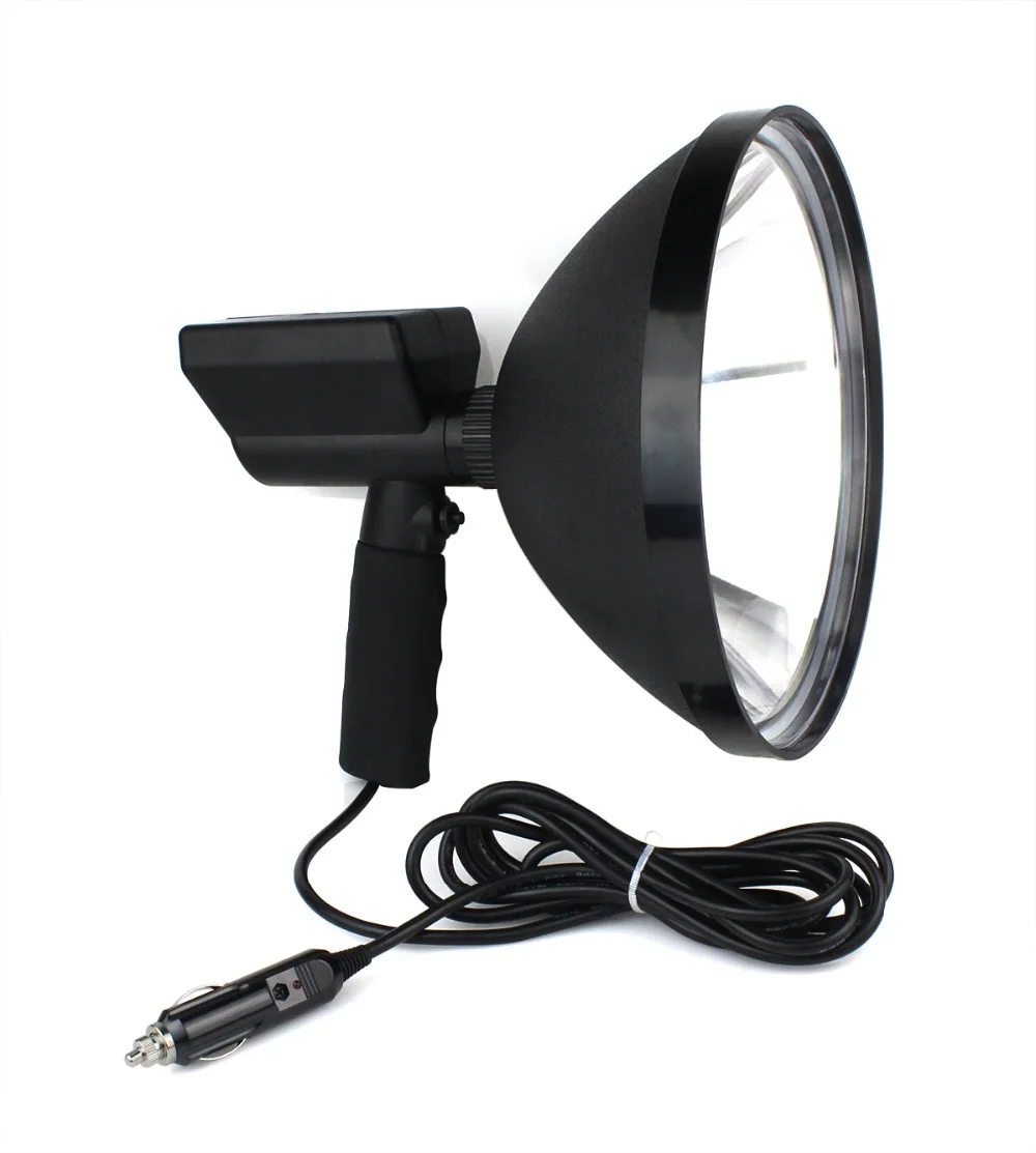 

100W HID 9inch handheld spotlight for agriculture hunting camping boating emergency lighting