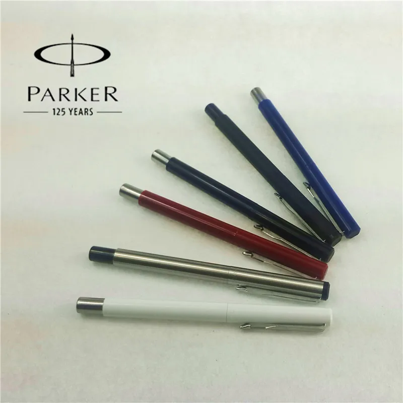 

1pc/lot Parker Pen 6 Colors Parker Roller Ball Pen Vector Red/Blue/Silver/White/Black Caneta Brand Stationery 13.8*1.1cm