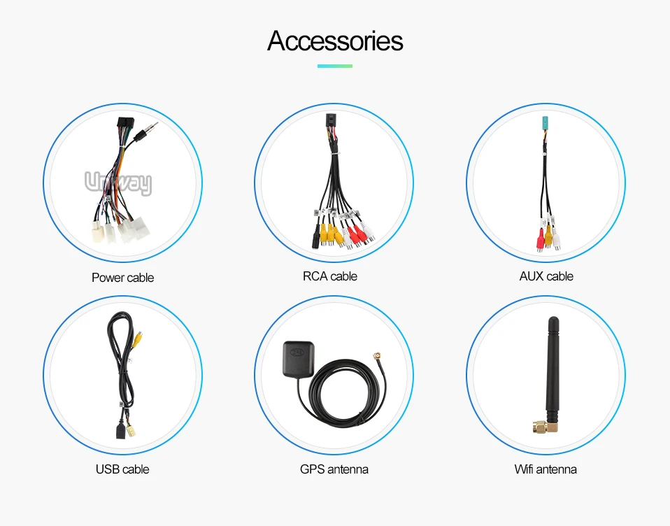 Perfect uniway AHG7071 2G+32G android 9.0 car dvd for toyota avensis hilux old camry RAV4 car radio gps navigatrion 21