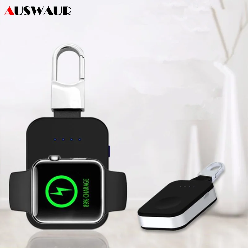 

Outdoor Sports Keychain Design Wireless Charger Power Bank for Apple Watch iWatch 1 2 3 4 Portable External Battery