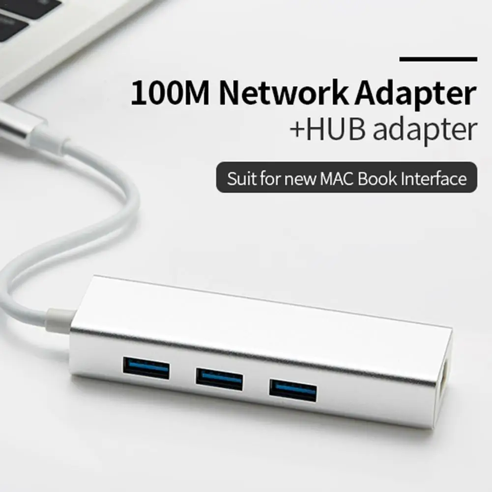 

For COMFAST TR13 100Mc Cable Network Type - C To RJ45 For Apple Computer To USB 3.0 TYPE-C To RJ45 LAN