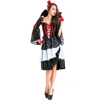

Halloween Women Carnival Party Vampire Uniform Cosplay Experience Performance Costume Manor Woman Masquerade dress L1881797