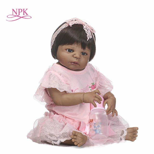 Boneca Reborn corpo silicone inteiro boy doll 22inch reborn baby toddler  dolls for children gift NPK DOLL bebes reborn menino - AliExpress