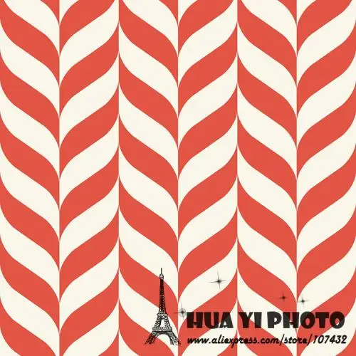 

4X6ft(1.25x2m customized) orange red chevron pattern printed photography backdrops for studio newborn spring theme photo D-8206