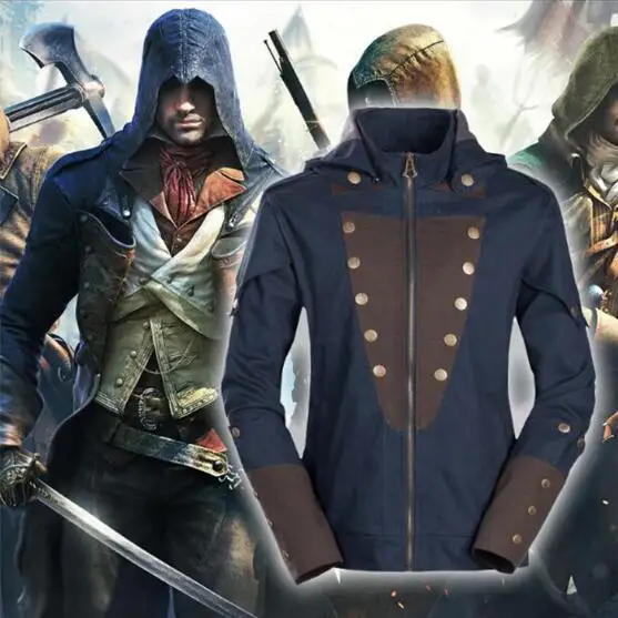 

Cosplay Men 's clothes Costume assasin Hoodies men